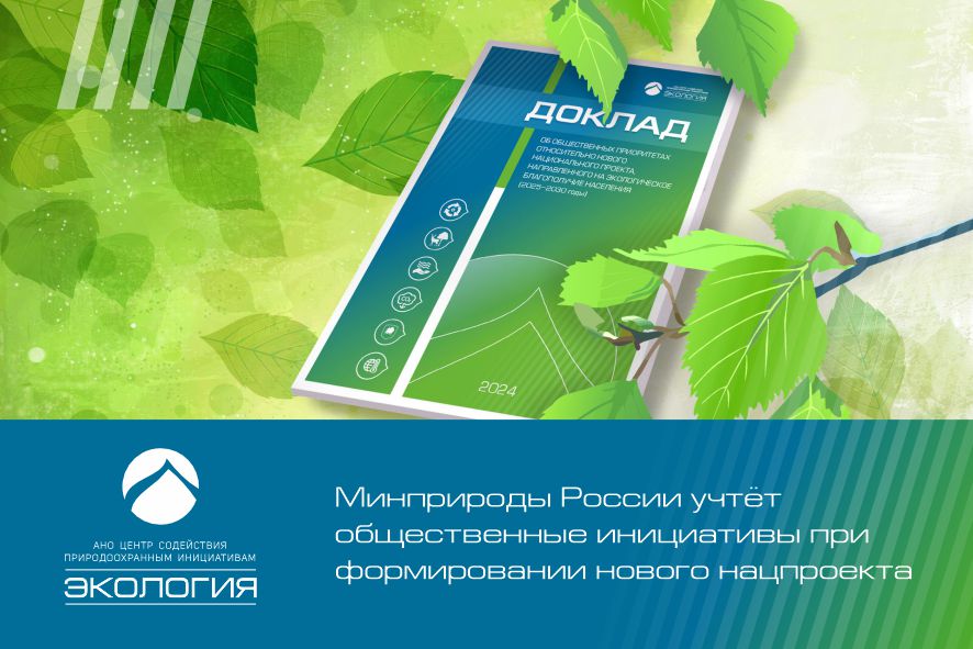 Собранные АНО ЦСПИ «Экология» предложения учтут при формировании нацпроекта «Экологическое благополучие»