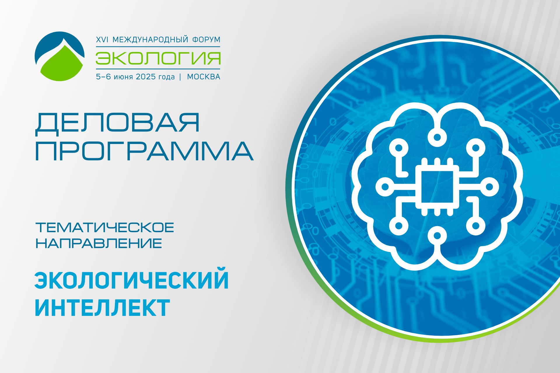 Цифровым решениям экологических проблем уделят внимание на форуме